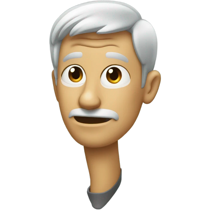 Nodding head no emoji