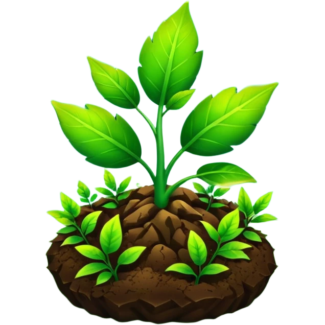 groung energy (with leaf plants) emoji