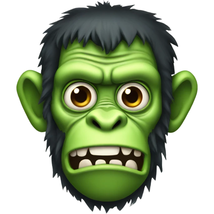 Frankenstein monkey emoji