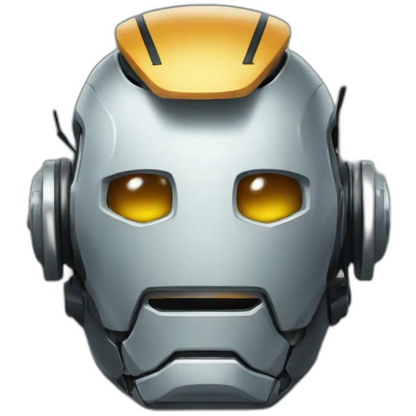 robot headshot emoji