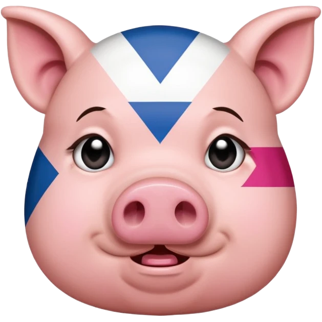 israeli pig with israel flags everywhere crying emoji