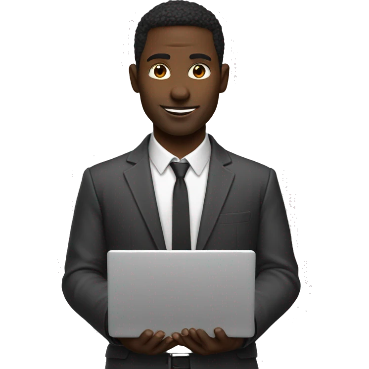 White skin guys with laptops emoji