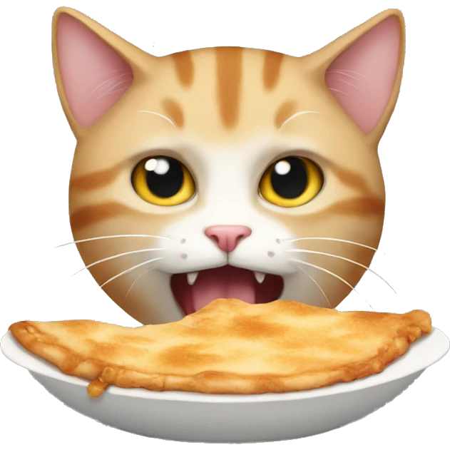 Hungry cat  emoji