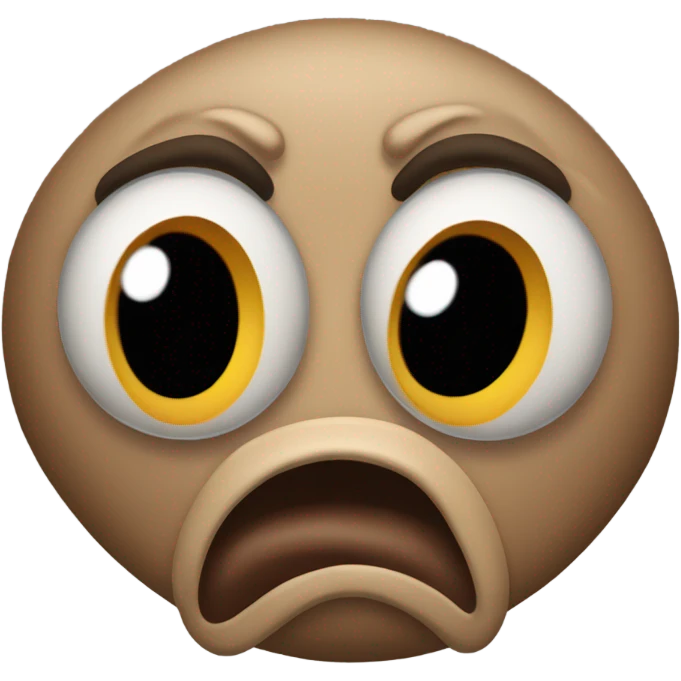 Angry poop  emoji