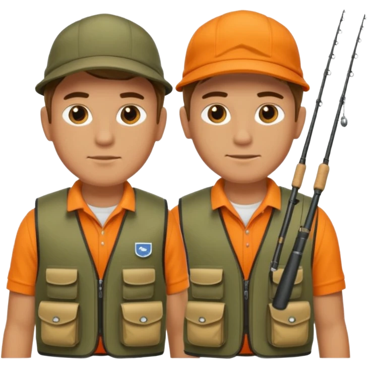 two brothers fishing emoji