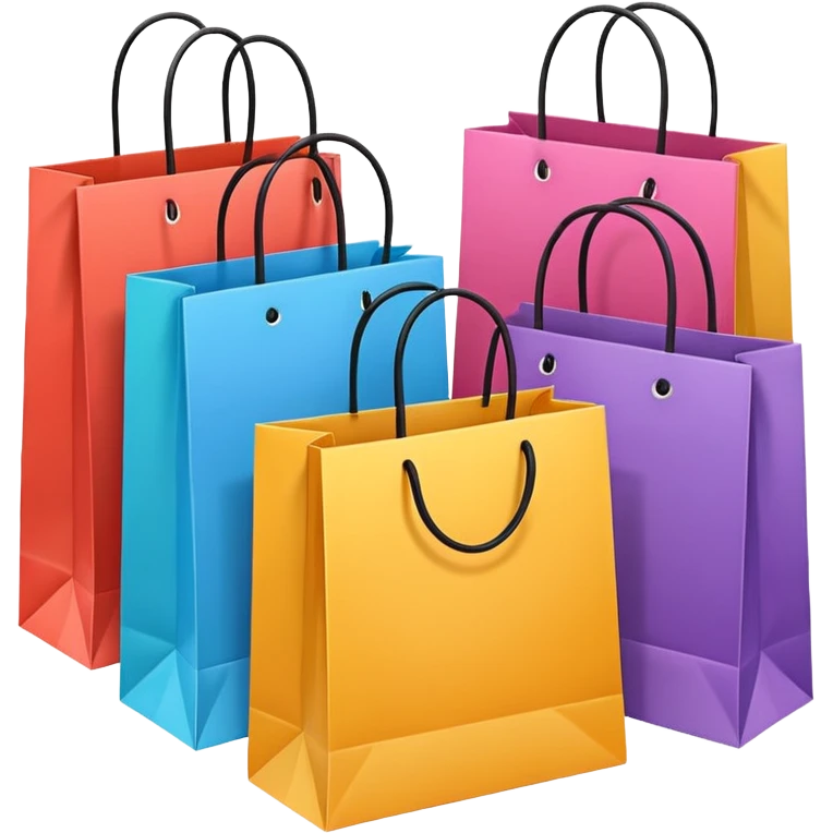 bolsas de compras emoji