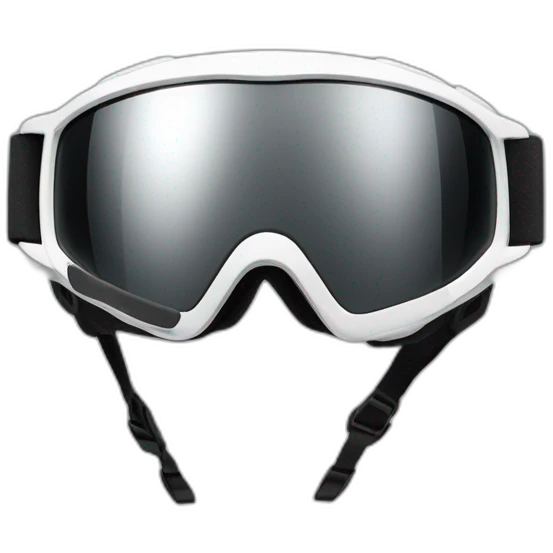 dettachable ski goggle lense emoji