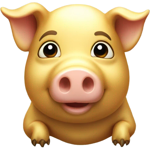 golden pig emoji