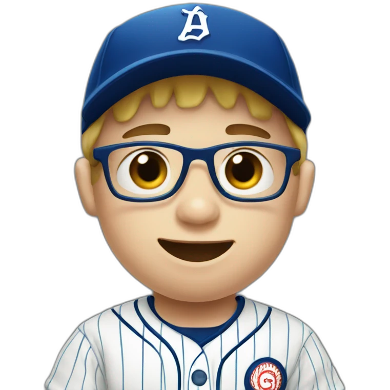 Baseball Boy with Down Syndrome emoji