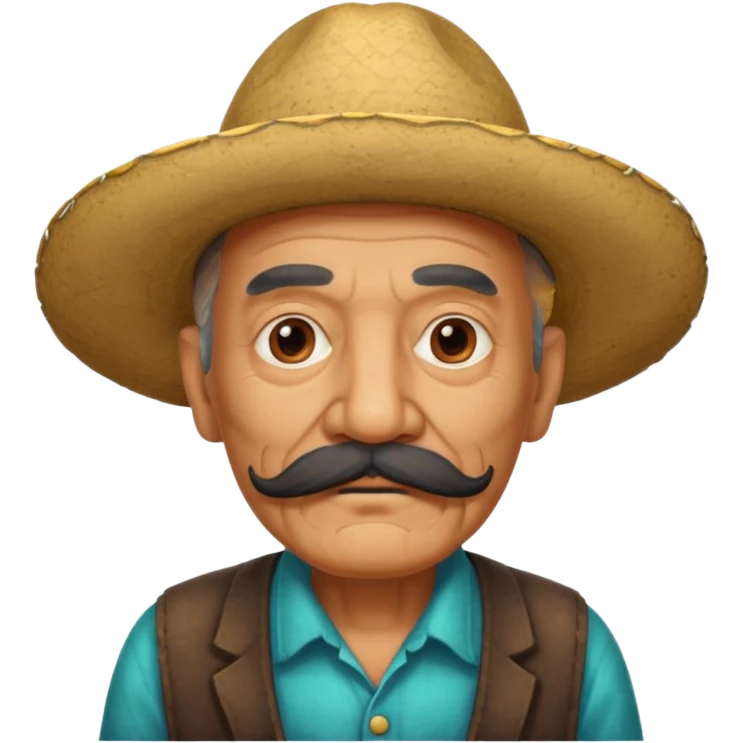 Old Mexican man with thick mustache  emoji
