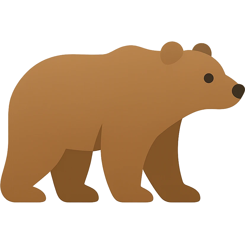 Grizzly bear emoji