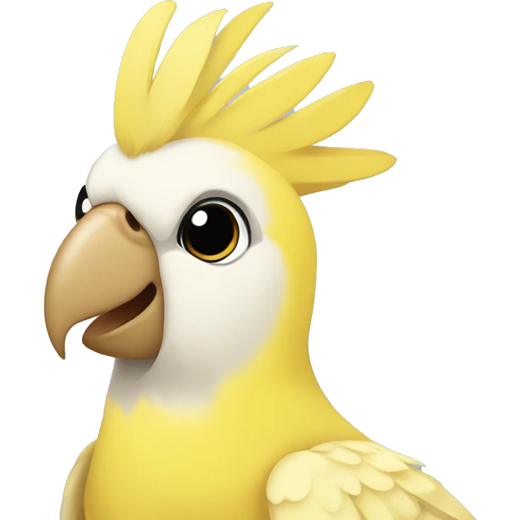 yellow	cockatiel emoji
