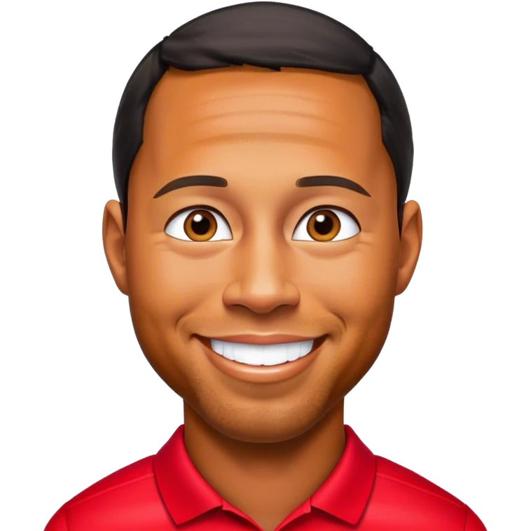 hapiness tiger woods emoji
