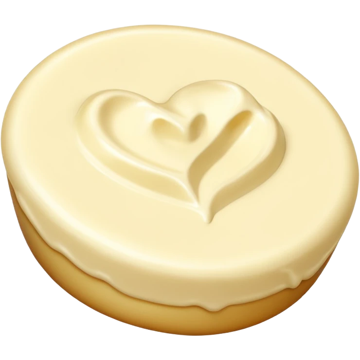 White chocolate  emoji
