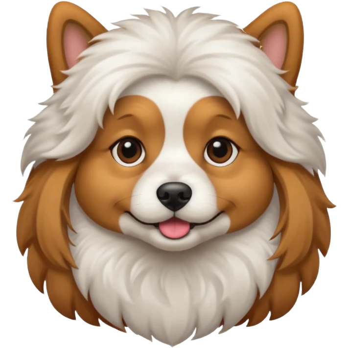 Dog with style emoji