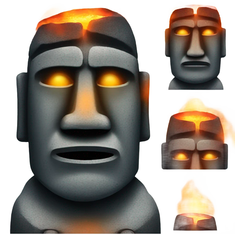 🗿🔥 emoji