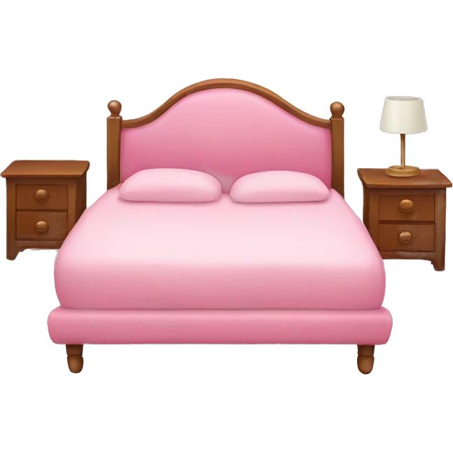 Pink bed emoji