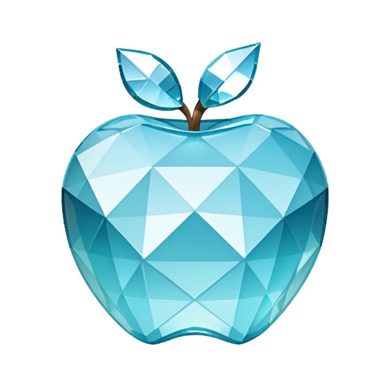 Minecraft diamond Apple style emoji emoji