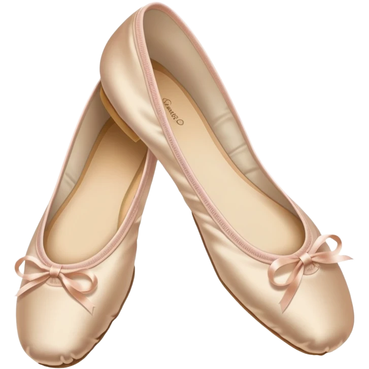 beige ballet shoes emoji