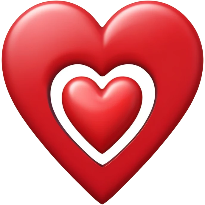 Letter n with heart around the letter  emoji