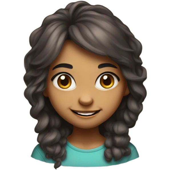 girl that looks like a gremlin emoji