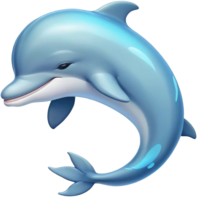 Meme-Worthy Cute Sleeping Dolphin Portrait Emoji, Head resting peacefully with a contented smile, showcasing a sleek, streamlined body and eyes gently closed in serene slumber, Simplified yet adorably endearing features, highly detailed, glowing with a soft, drowsy oceanic light, high shine, relaxed and utterly lovable, stylized with an air of playful laziness, soft glowing outline, capturing the essence of a sleeping dolphin that feels destined to become the next viral icon of adorable rest! emoji