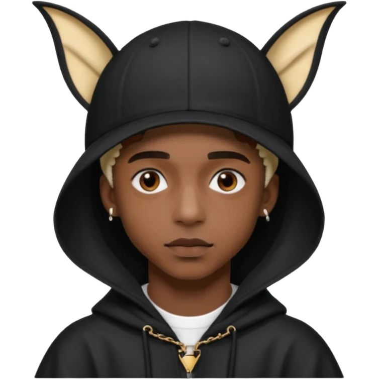 Bonnet de chauve-souris de playboi cartier  emoji