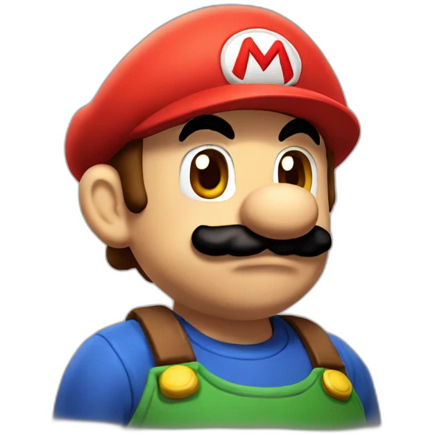 Mario triste emoji