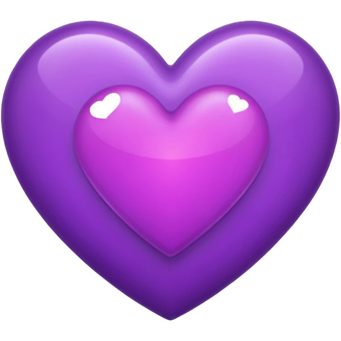 purple heart emoji emoji