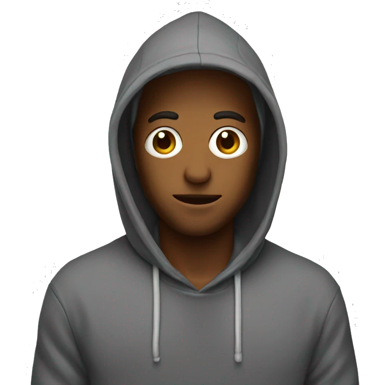Doh wearing a hoodie emoji