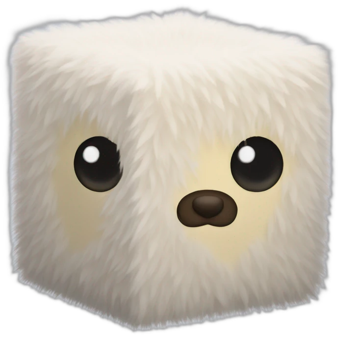 fluffy cube emoji