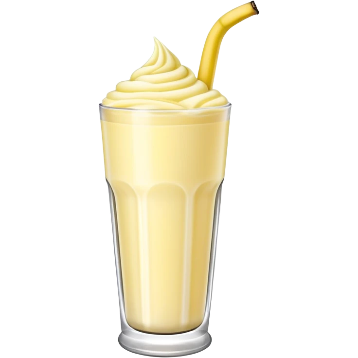 Banana milk shake emoji