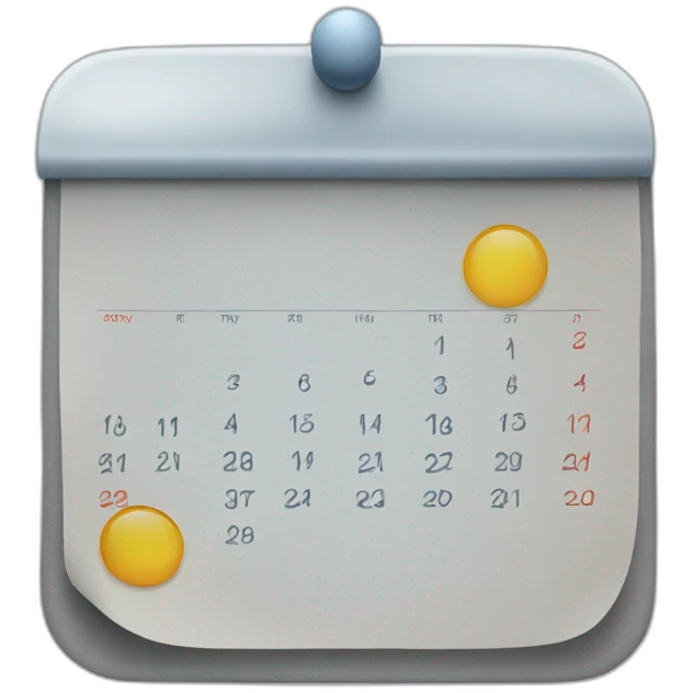 calendar emoji