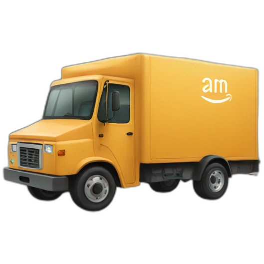 AMAZON DELIVERY TRUCK emoji