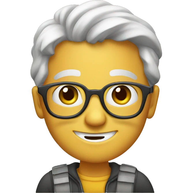 Pencil Geek emoji