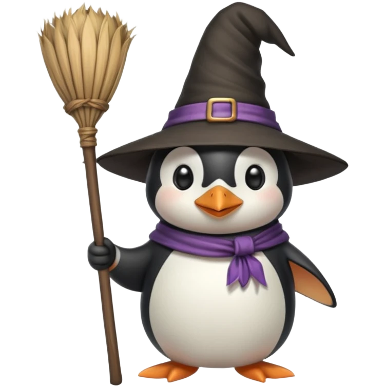 Penguen cadısı emoji