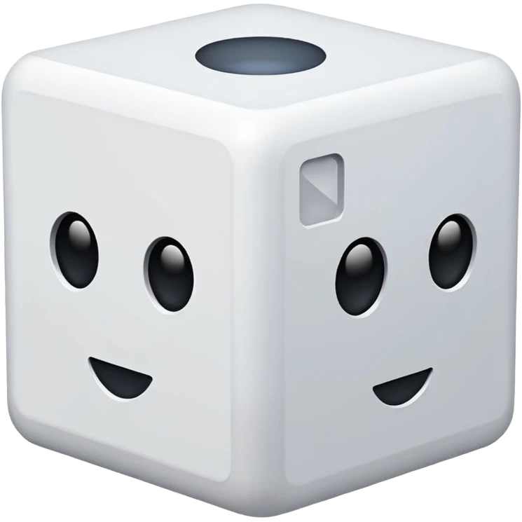 white cube emoji