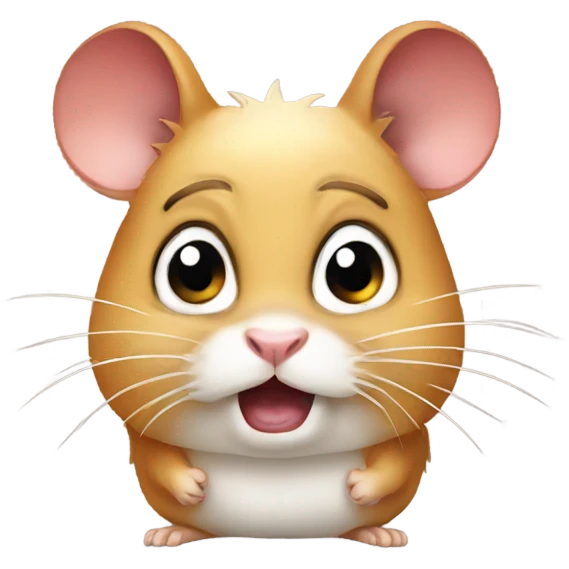 Angry hamster emoji