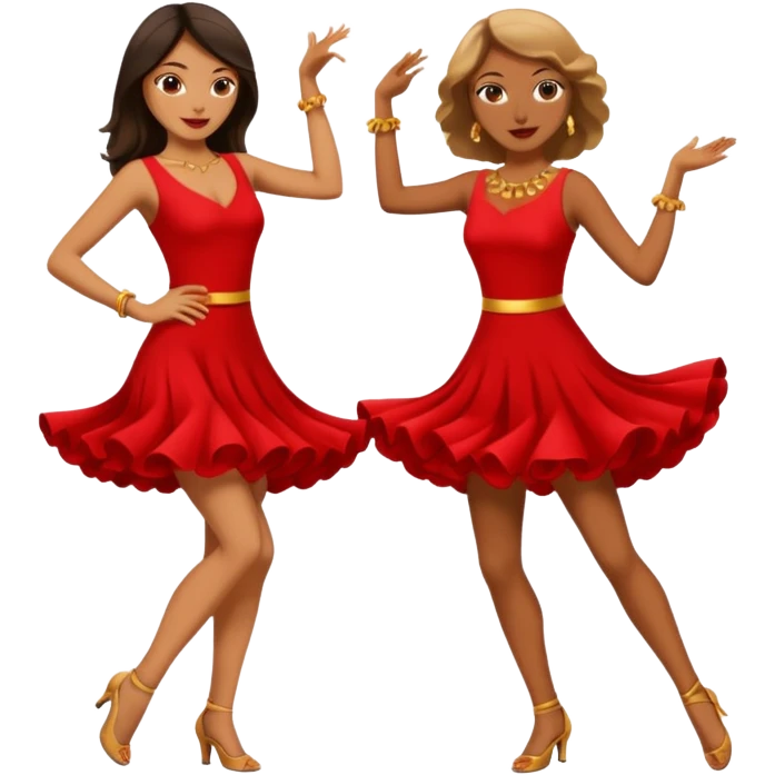 salsa women dance  emoji