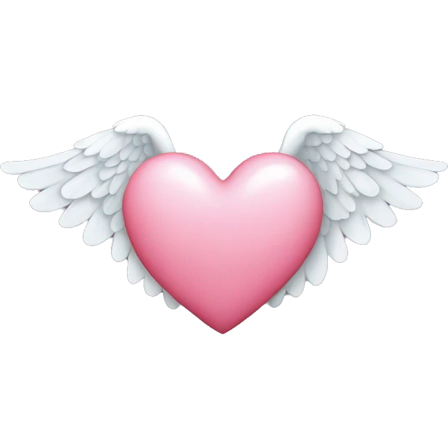 heart with angel wings emoji