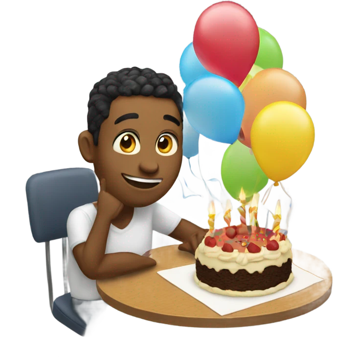 Emoji signing happy birthday  emoji