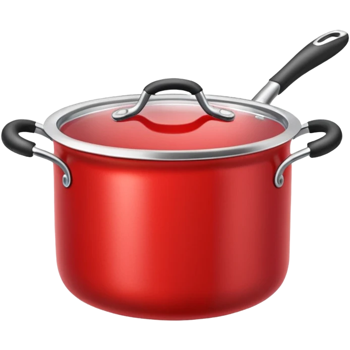 an empty red kitchen pot emoji
