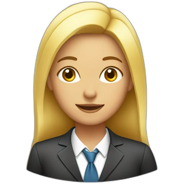 businessman girl emoji