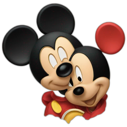 mickey-mouse and minni emoji