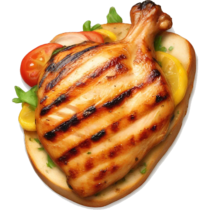 grilled chicken breast emoji