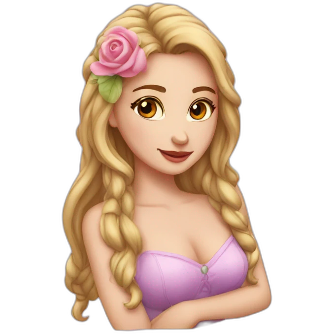 розовый торт emoji