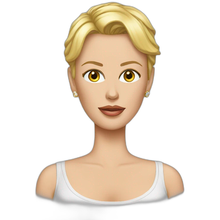 charlize theron wearing t-shirt emoji