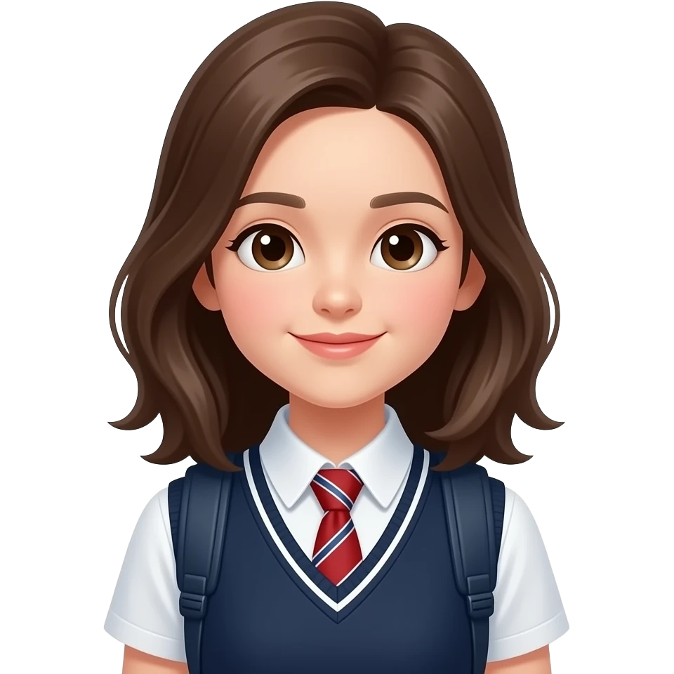 girl, student emoji