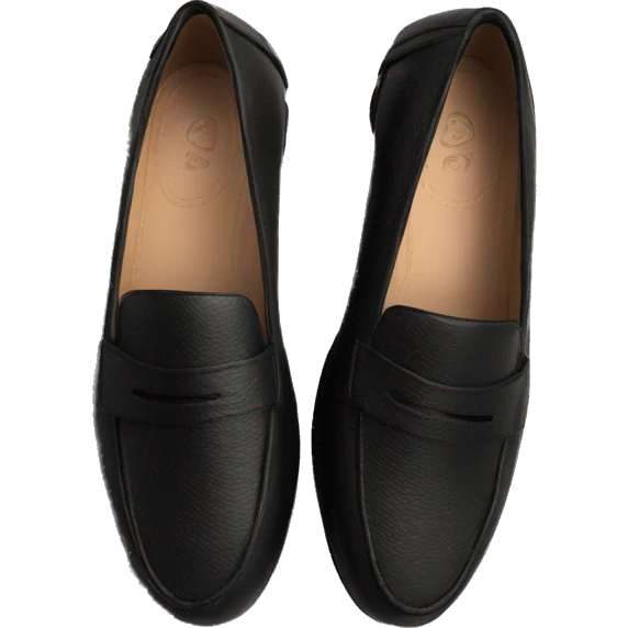 Loafers black emoji