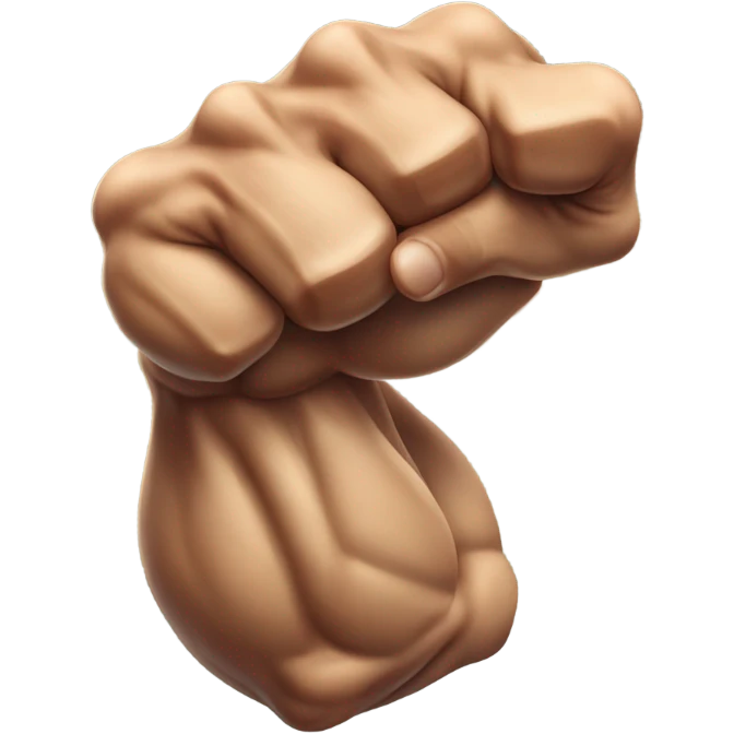Flexing bicep emoji
